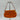 Prada – Sac Hobo en Nylon Plissé Orange Citrouille