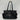 Prada – Sac “Motor” en cuir noir et argent