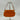 Prada – Sac Hobo en Nylon Plissé Orange Citrouille