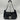 Chanel Black Silver Lambskin CC Hobo Bag